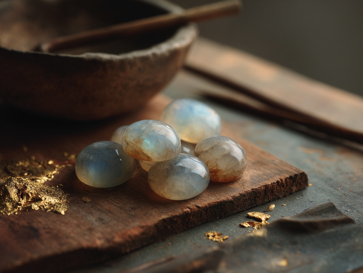 Mehr als nur Steine: Was meine Mondstein-Kollektion über Art Nouveau, Asien und uns heute verrät.