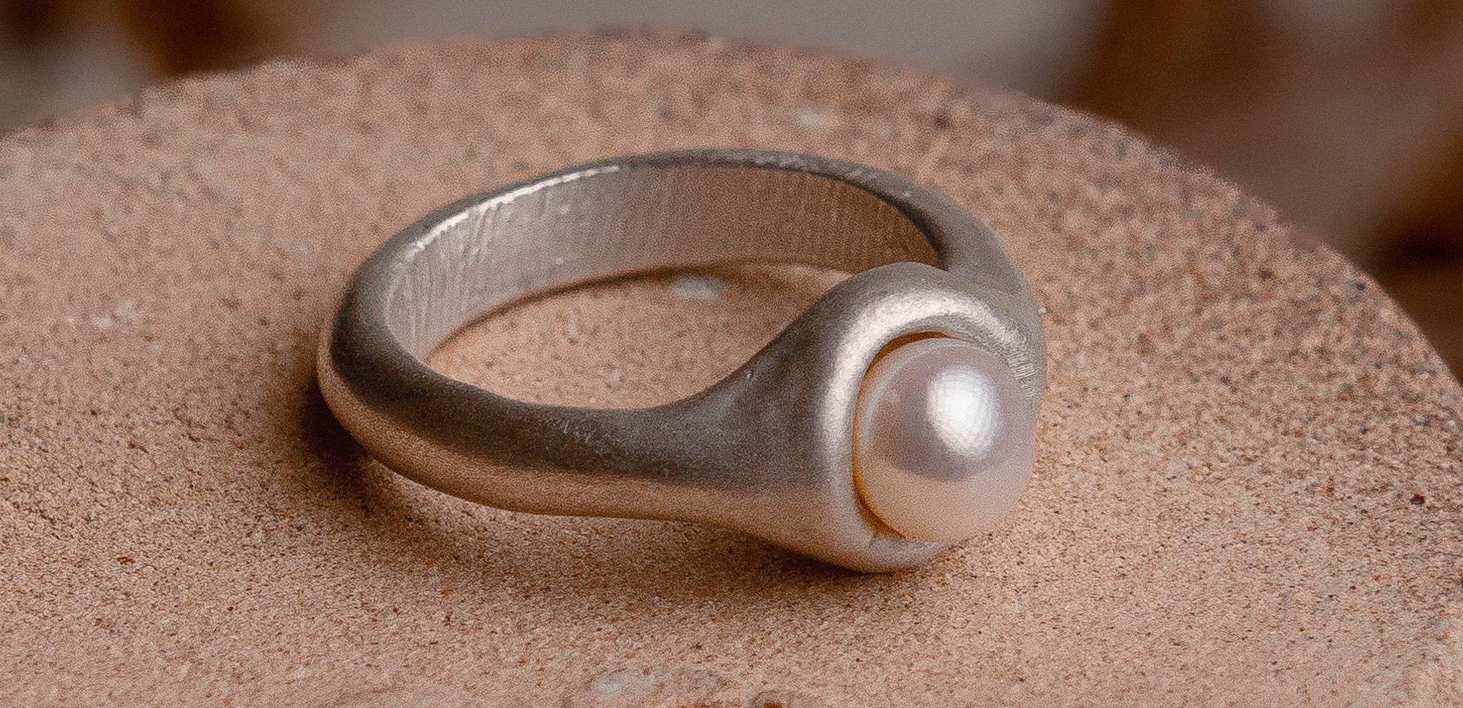 Faux Perlen Ring - Mong