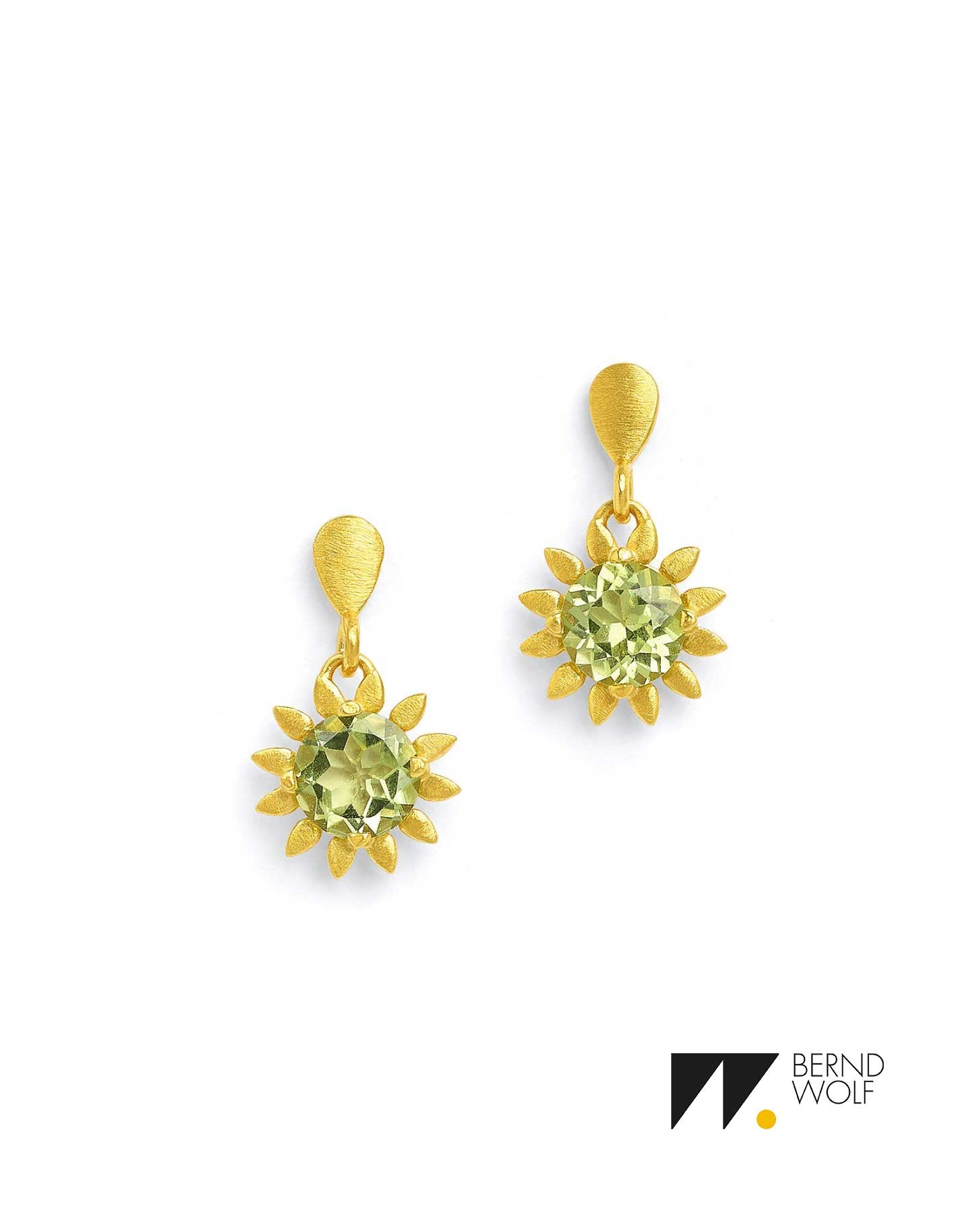 Soleil Peridot Earrings