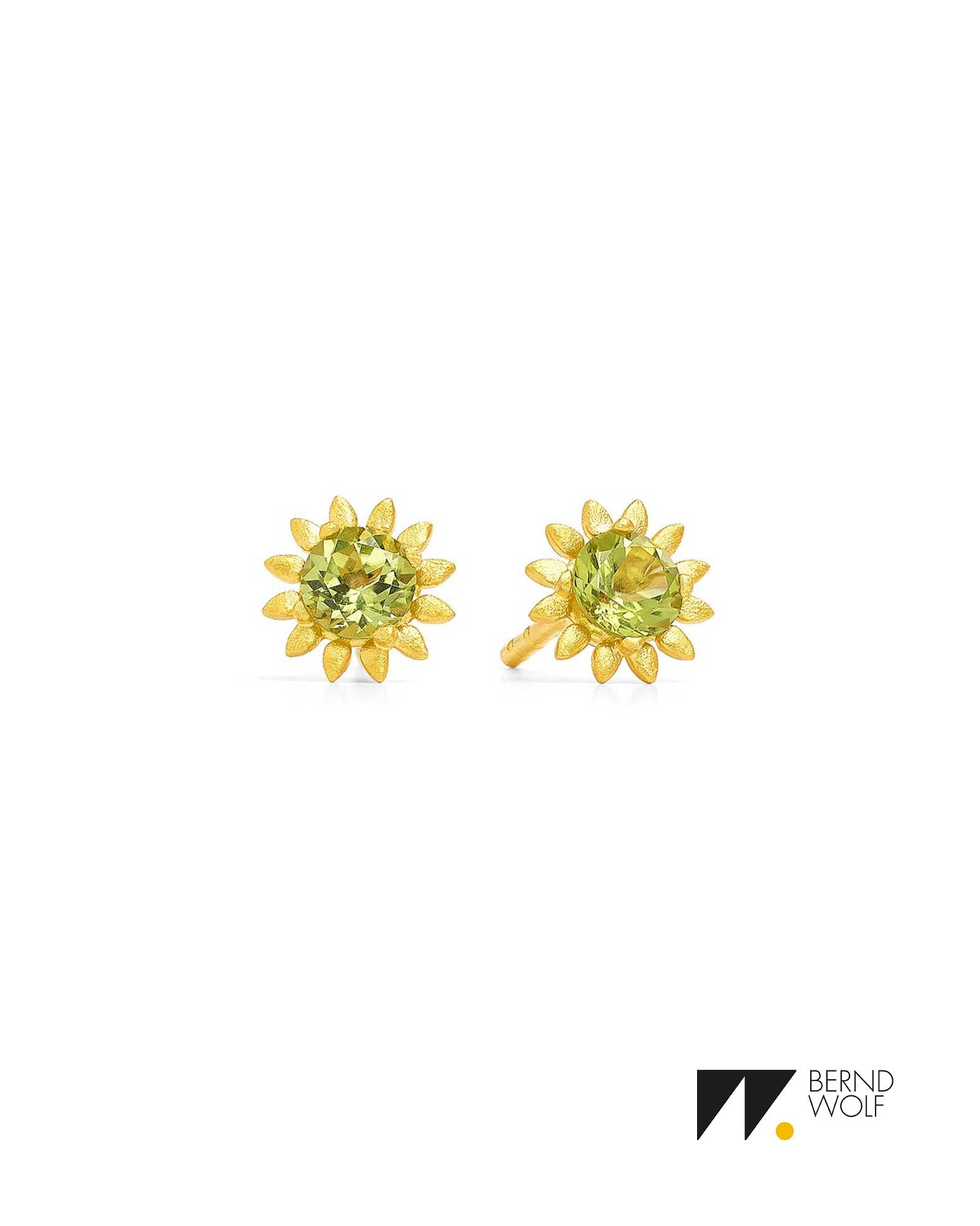 Soleila Peridot Stud Earrings